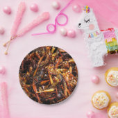 トーストバッタ(Takkataen Thot)アジアの食べ物 ペーパープレート (パーティー)