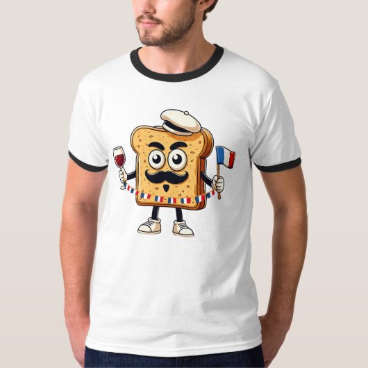 トーストフランスのエッセンシャル Tシャツ (正面)