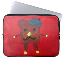 トーストフランスのコンピュータのスリーブ ラップトップスリーブ