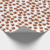 トーストフランスのパターン ラッピングペーパー (角)