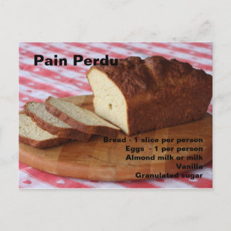 トーストフランスのー ポストカード