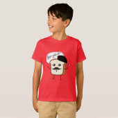 トーストフランスのー Tシャツ (正面フル)