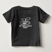 トーストベビーのTおじさん ベビーTシャツ (裏面)