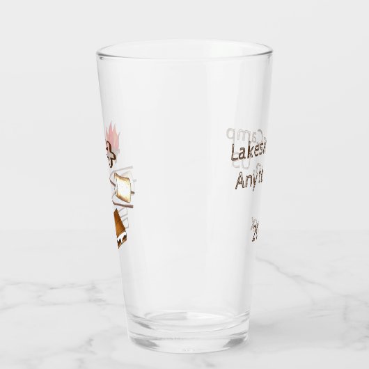 トーストマーシュマロキャンプファイアーズモーレスサマーキャンプ タンブラーグラス (左)