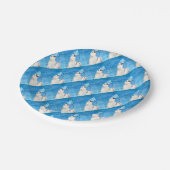 トーストマーシュマロ付きホッキョクグマ ペーパープレート (アングル)