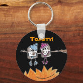 トーストマーシュマロ キーホルダー (正面)