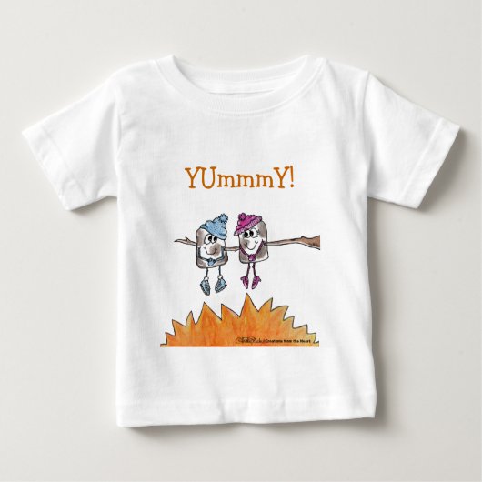 トーストマーシュマロ ベビーTシャツ (正面)