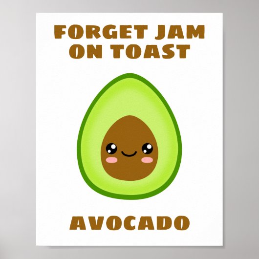トースト忘れにジャム ポスター (正面)