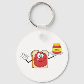 トースト時のジャム キーホルダー (裏面)