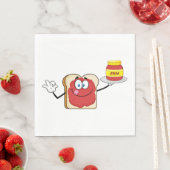 トースト時のジャム スタンダードランチョンナプキン (インサイチュ)