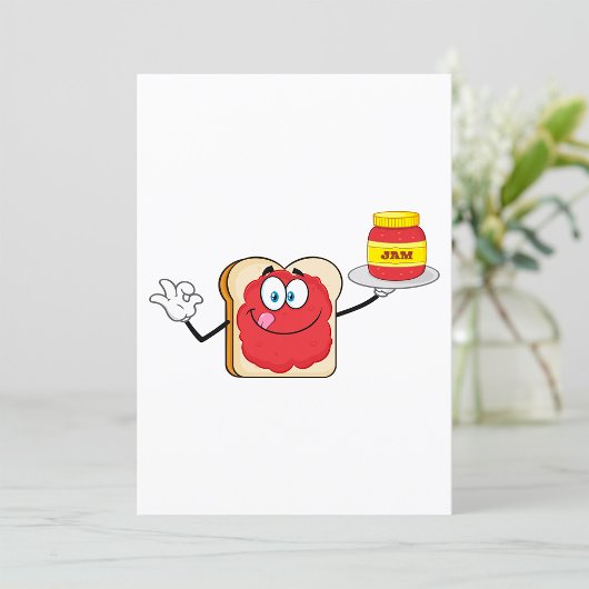 トースト時のジャム 招待状