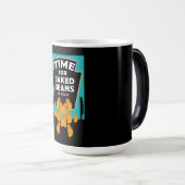 トースト焼いた時の豆 モーフィングマグカップ (正面右)