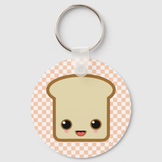 トースト生活 キーホルダー (正面)