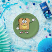 トースト顔紙プレート ペーパープレート (パーティー)