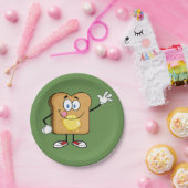 トースト顔紙プレート ペーパープレート (パーティー)