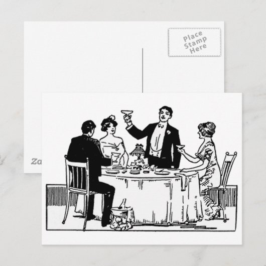 トースト ポストカード (正面/裏面)