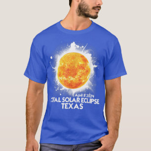 トータリティテキサス州2024トータル太陽のエクリプスアメリカT- Tシャツ