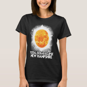 トータリティニューハンプシャー2024太陽のトータルEclipse Am Tシャツ