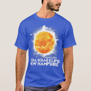 トータリティニューハンプシャー2024太陽のトータルEclipse Am Tシャツ