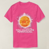 トータリティペンシルバニア2024太陽のトータルEclipse Ame Tシャツ (デザイン正面)