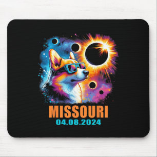 トータリティ太陽のトータルEclipse 2024ミズーリCorgi D マウスパッド