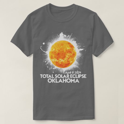 トータリティ・オクラホマ2024アメリカ総太陽の唇弁 Tシャツ (デザイン正面)