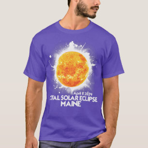 トータリティMAINE 2024トータル太陽の食 Tシャツ