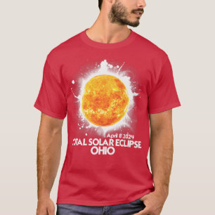 トータリティOHIO 2024トータル太陽の食 Tシャツ