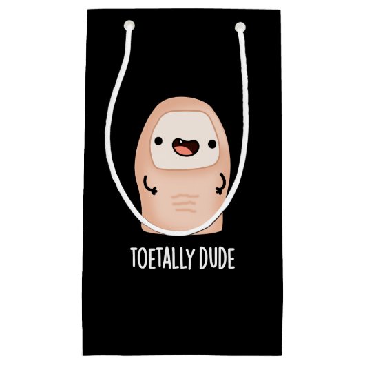 トータリーおもしろいダードビッグトープンダークBG スモールペーパーバッグ (正面)