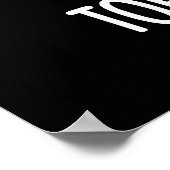 トータリーおもしろいダードビッグトープンダークBG ポスター (角)