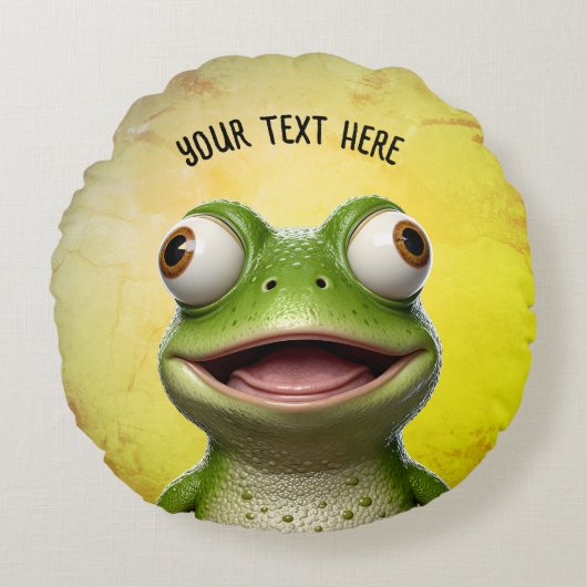 トータリー素晴らし ラウンドクッション (正面)