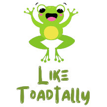 トータルでかわいい飛び跳ねるカエルのように