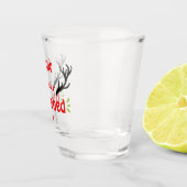 トータルに祝福されたトナおもしろいーダークリスマス応援 ショットグラス (右)