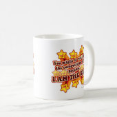 トータルウィナーチーキーエクスプレッションおもしろいモットー コーヒーマグカップ (正面右)