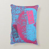 トータルエピックレトロカラーズラブハートデザイン アクセントクッション (裏面(縦))