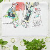 トータルカオス「今日は危機は起きない」 キッチンタオル (折り畳み)