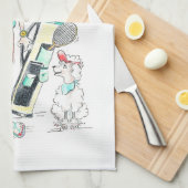 トータルカオス「今日は危機は起きない」 キッチンタオル (四つ折り)