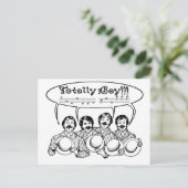 トータルゲイバーバーショップ四重奏団 ポストカード (スタンド正面)