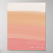 トータルベーおもしろいウォールアート子供部屋ウォーターカラーレインボー ポスター (正面)