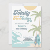 トータルレトロサーフビーチ2nd誕生日 招待状 (正面)