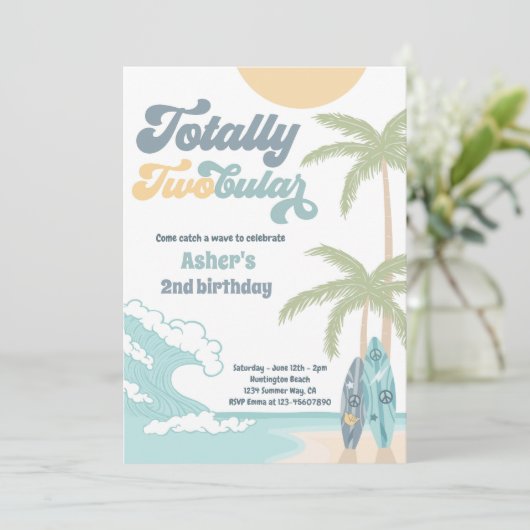 トータルレトロサーフビーチ2nd誕生日 招待状 (スタンド正面)