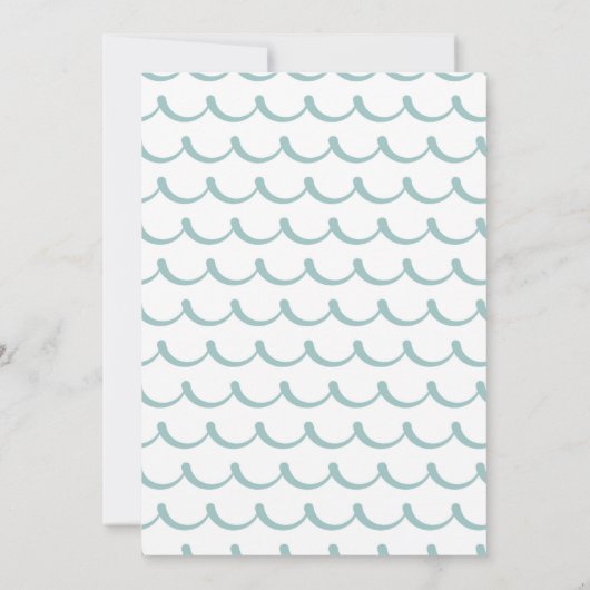 トータルレトロサーフビーチ2nd誕生日 招待状 (裏面)