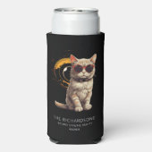 トータル太陽のエクリプス2024年4月おもしろい猫メガネ スリム缶クーラー (Seltzer裏面)