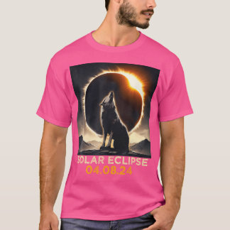 トータル太陽のエクリプス2024年4月8日アメリカ・ウィルデルネス Tシャツ
