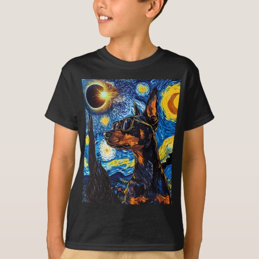 トータル太陽のエクリプドバーマンドッグ Tシャツ (正面)
