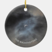 トータル太陽のEclipseオーナメントカスタム写真文字 セラミックオーナメント (裏面)