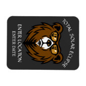 トータル太陽のEclipseカスタムスペイン2026 マグネット (横)