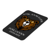 トータル太陽のEclipseカスタムスペイン2026 マグネット (左側)