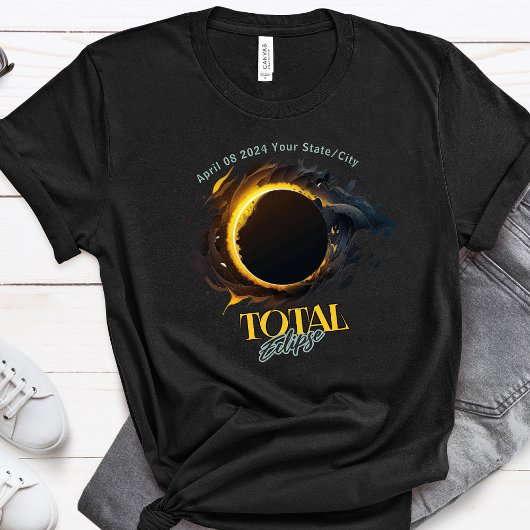 トータル太陽のEclipseギフト2024あなたの都市州 Tシャツ