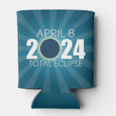 トータル太陽のEclipse – 青デザイン 缶クーラー (裏面)